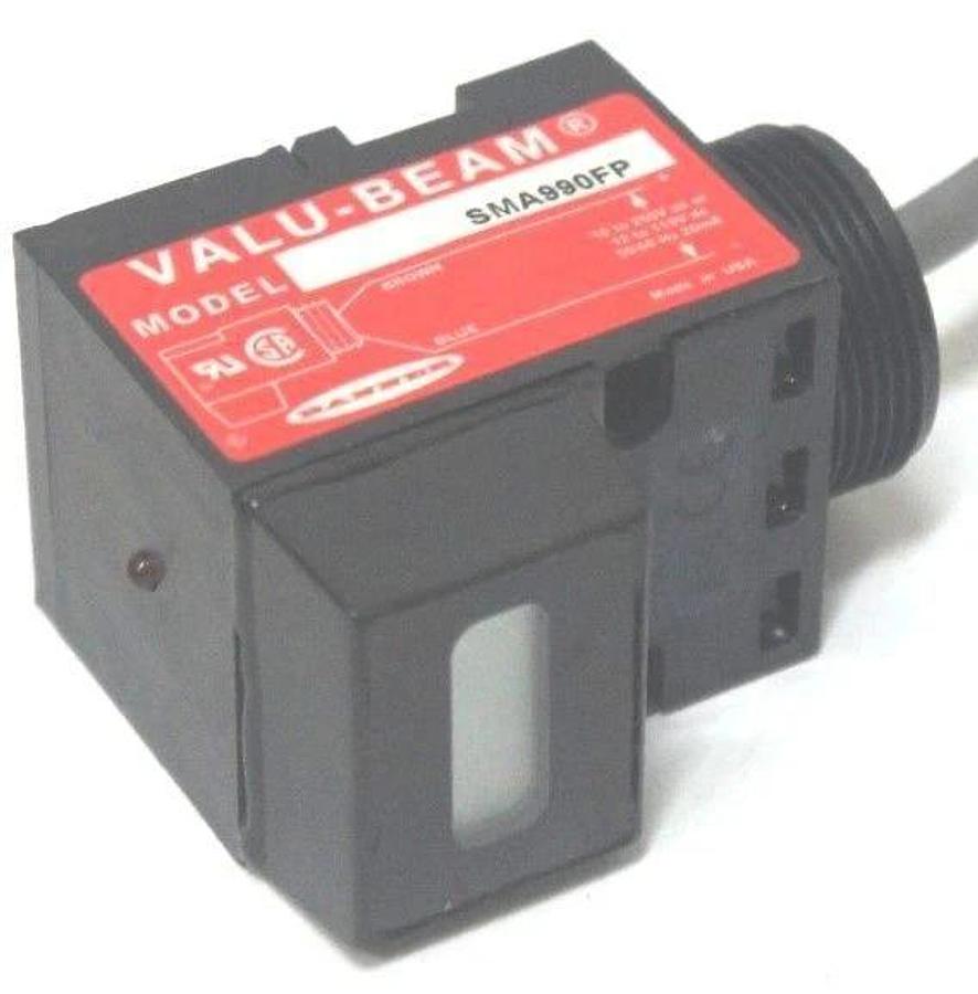 NEW BANNER ENGINEERING SMA990FP VALUE BEAM SENSOR 10-250VAC, 12-115VDC 50/60 HZ