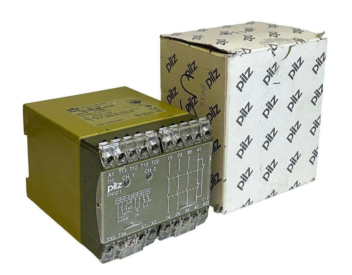 Used PILZ PNOZ 1 3S/1Ö / PNOZ13S1O SAFETY RELAY 24Vdc 3.5W DIN VDE 475695