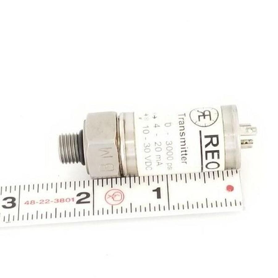 Used REO-TEMP TG1-P32-1A7B GENERAL PURPOSE TRANSMITTER 0-3000 PSI 4-20mA 10-30VDC