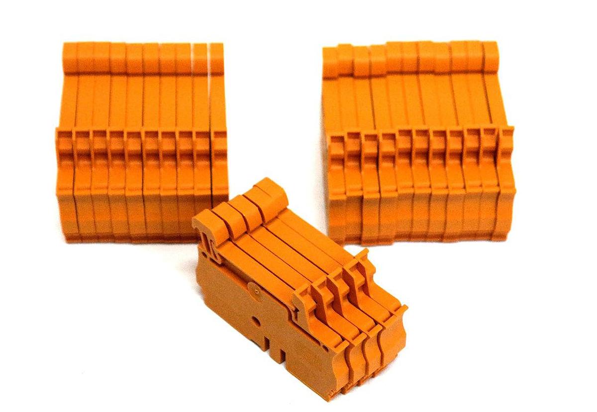Used LOT OF 25 NEW WEIDMULLER ZDU-2.5 TERMINAL BLOCKS ZDU25, 800V, 8KV, 24AMP