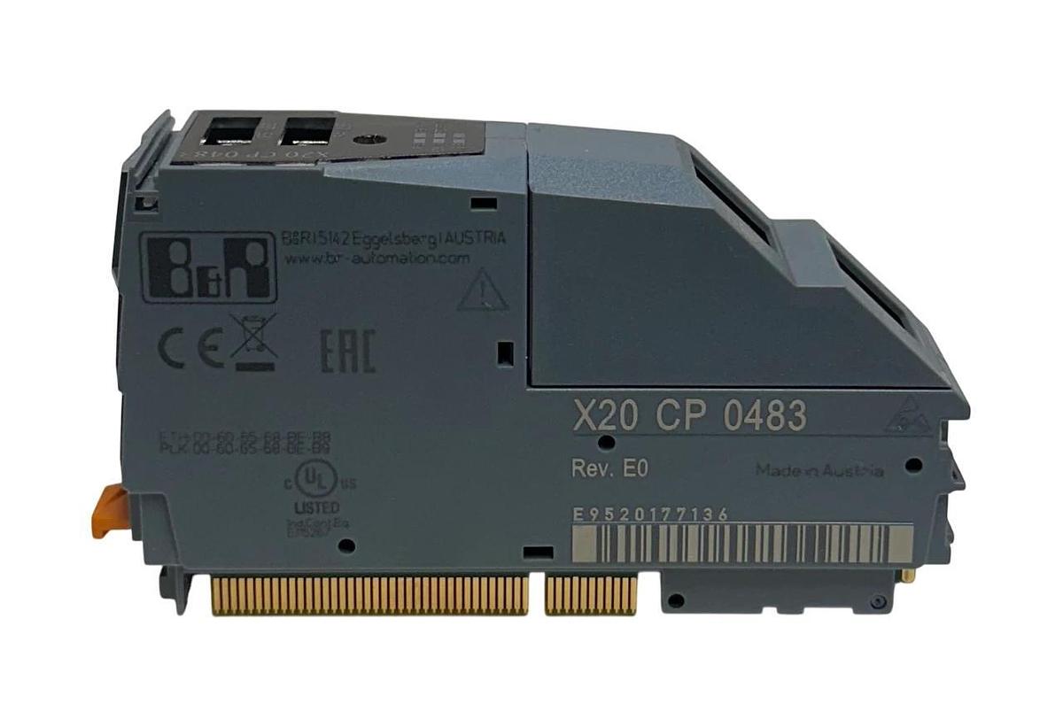 B&R X20 CP 0483 / X20CP0483 CPU LOGIC CONTROLLER 2- USB PORTS EtherNet NSNP