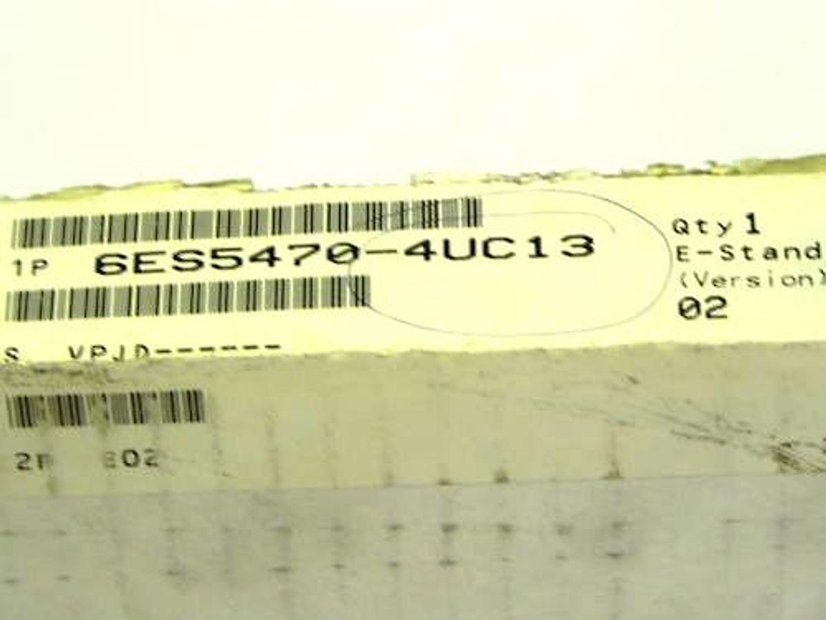 NIB SIEMENS 6ES5470-4UC13 OUTPUT MODULE ANALOG 470 6ES54704UC13