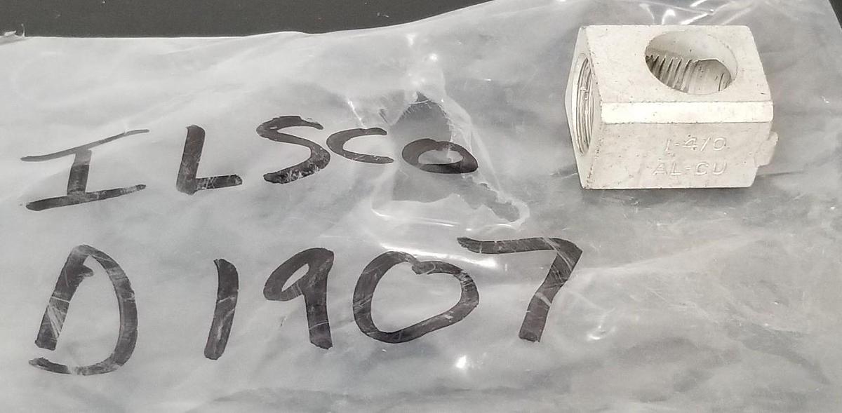 Used ILSCO D1907 LUG 1-4/0, AL-CU