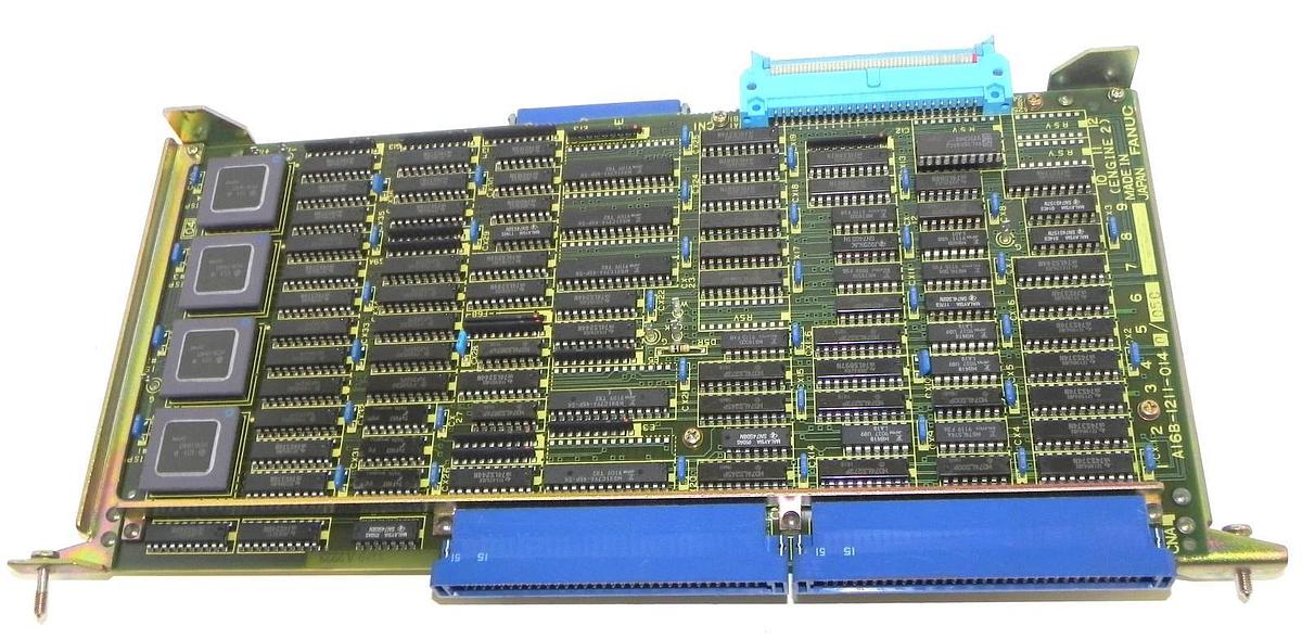 Used FANUC A16B-1211-0140/05C PC BOARD VISION ENGINE W/ A20B-1002-0430/01A BOARD