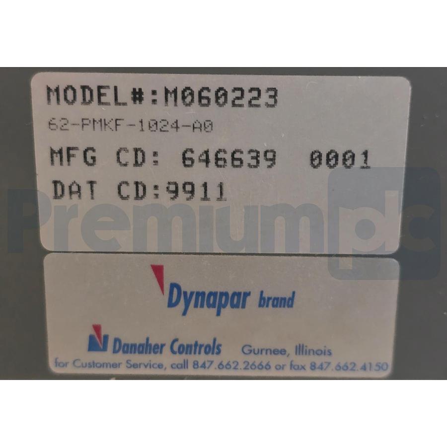 Used DYNAPAR 62-PMKF-1024-A0 - M060223 60P Rotopulser ENCODER 56 C-FACE ENCODER NSNP