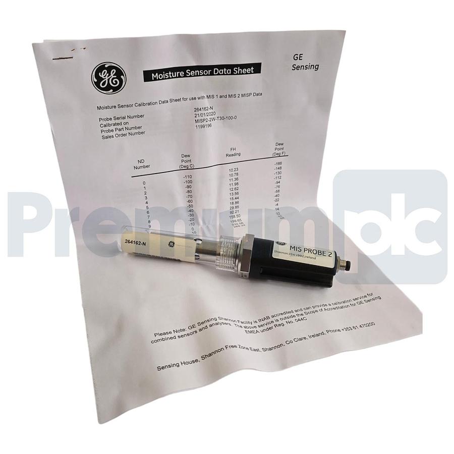 GE Sensing Panametrics MISP2 MOISTURE SENSOR MIS PROBE 2 MISP2-2W-T30-1000 NSNP