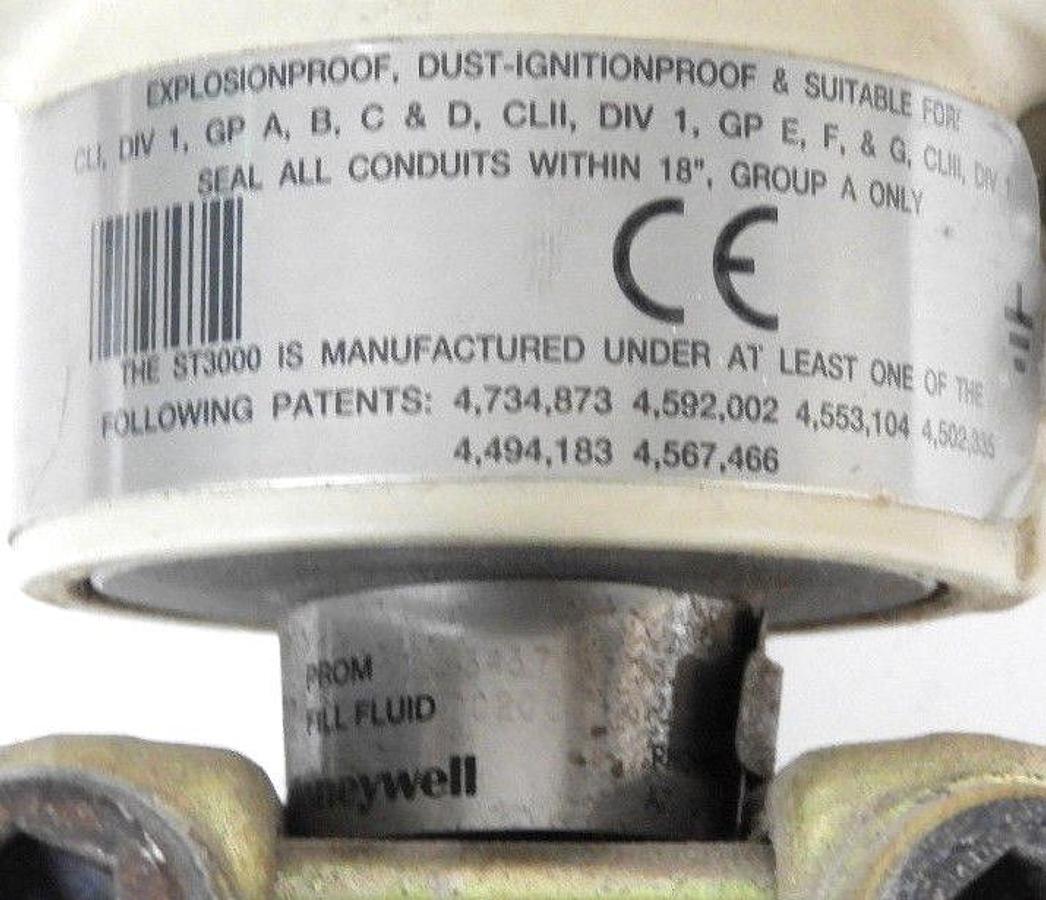 Used HONEYWELL STD930 PRESSURE TRANSDUCER 0-30PSI, STD930-A1A-00000-F1D3-3138