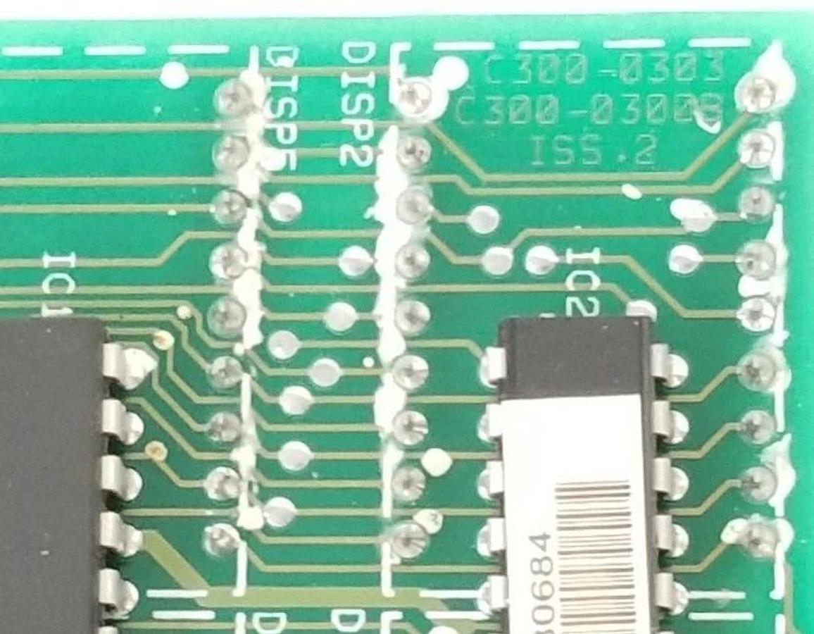 Used ABB KENT TAYLOR C300-0303 DISPLAY BOARD C300-0300B , ISS.2