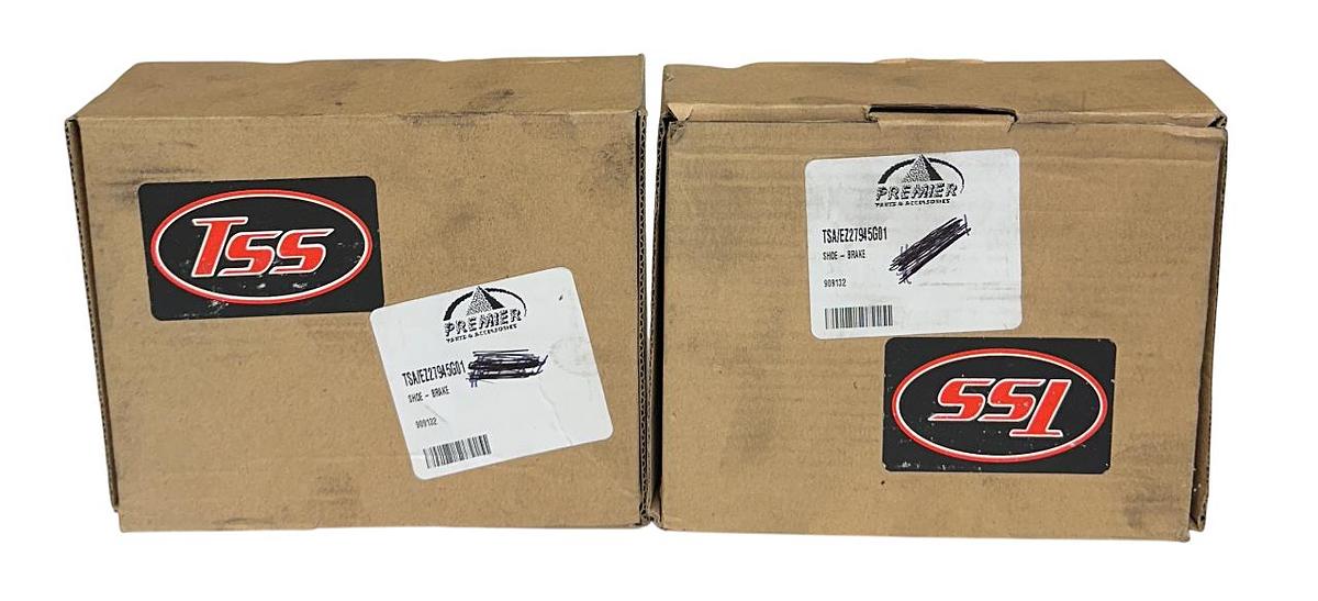 Used 2 TSS E-Z-GO 27945G01 / EZ27945G01 OEM BRAKE SHOES FOR E-Z-GO CART NSMP