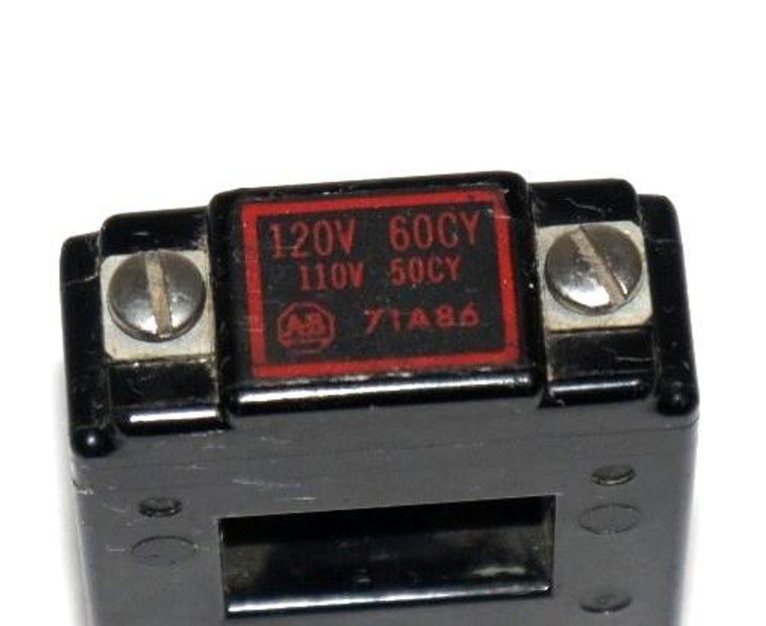 Used ALLEN BRADLEY 71A86 OPERATING COIL 50/60HZ 110/120V 71-A86