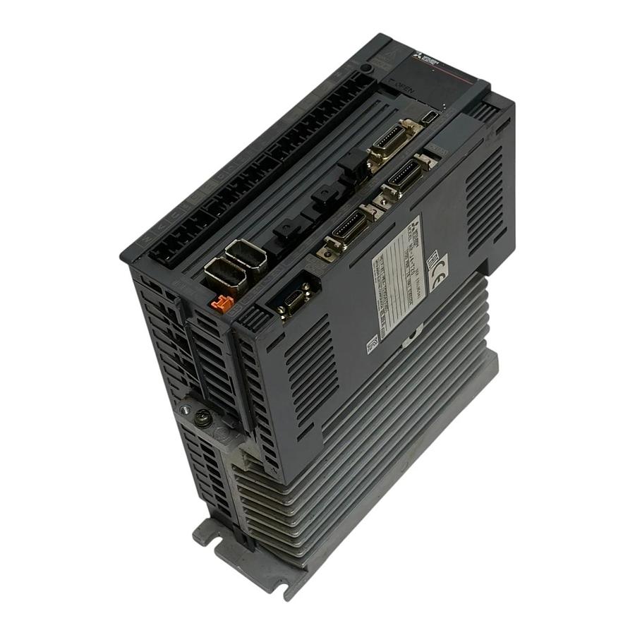 Used Mitsubishi MR-J4-60B4-RJ020 AC Servo Drive 600W 400V w/ MR-J4-T20 Unit Assembly