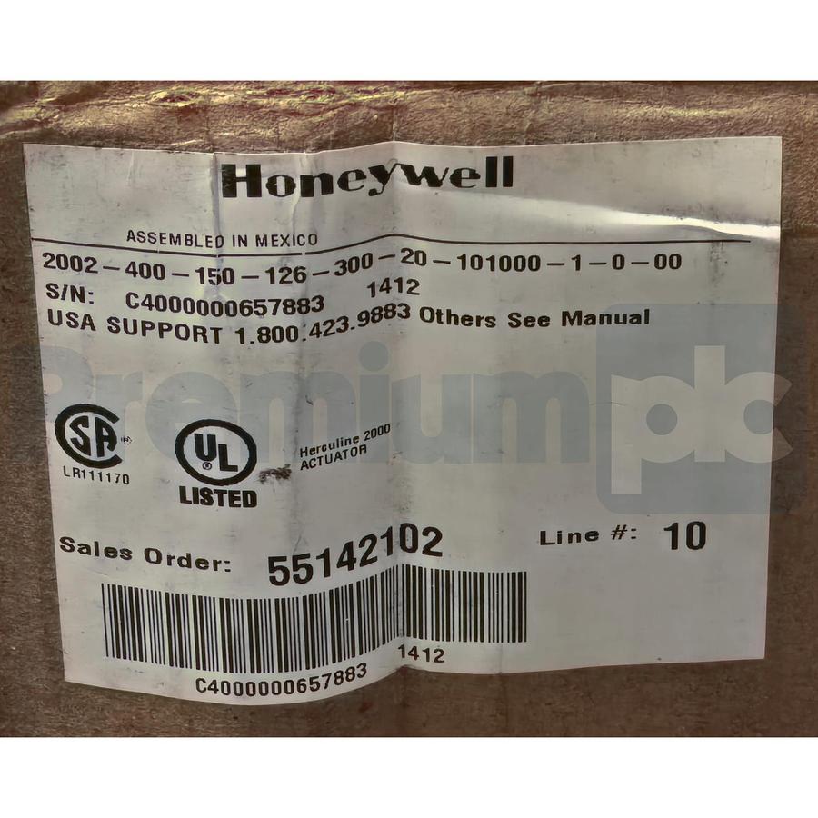 Used Honeywell 2002-400-150-126-300-20-101000-1-0-00 HercuLine 2000 Actuator 120V NEW