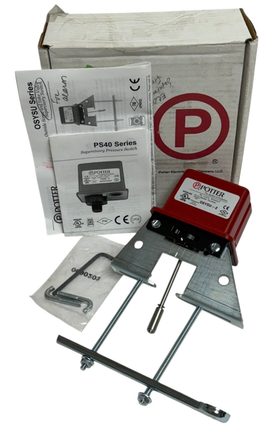 Used Potter OSYSU-2 Outside Screw and Yoke Valve Supervisory Switch New