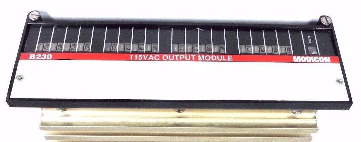 Refurbished REPAIRED AEG MODICON AS-B230-102 OUTPUT MODULE 115VAC ASB230102