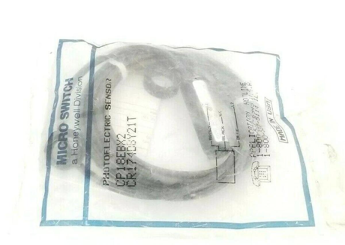 Used NEW HONEYWELL MICRO SWITCH CP18EBX2 CR174DBY21T PHOTOELECTRIC SENSOR