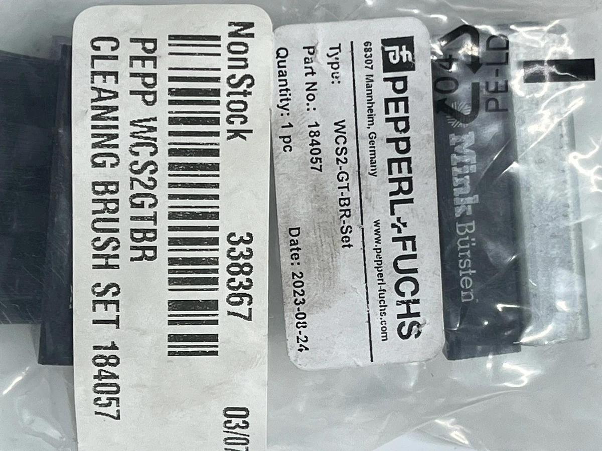 Used LOT OF 2 | Pepperl+Fuchs WCS2-GT-BR-SET Cleaning Brushes | Part No. 184057 | NEW