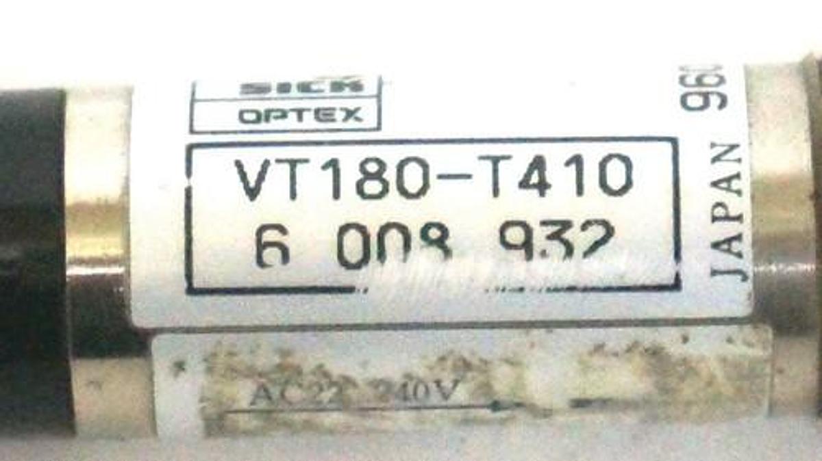 Used SICK OPTIC VT180-T410 PROXIMITY SWITCH 6008932