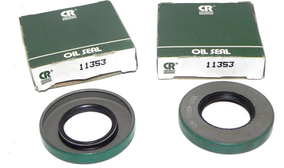 Used LOT OF 2 NIB CHICAGO RAWHIDE 11353 OIL SEALS