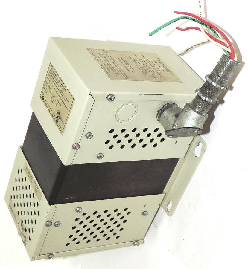 Used SOLA 23-23-125-8 SINGLE PHASE TRANSFORMER 3.2AMP 250VA 95/520V, 23231258