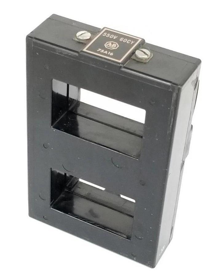 Used ALLEN BRADLEY 75A16 MAGNETIC STARTER COIL SIZE: 5 550V 60CY