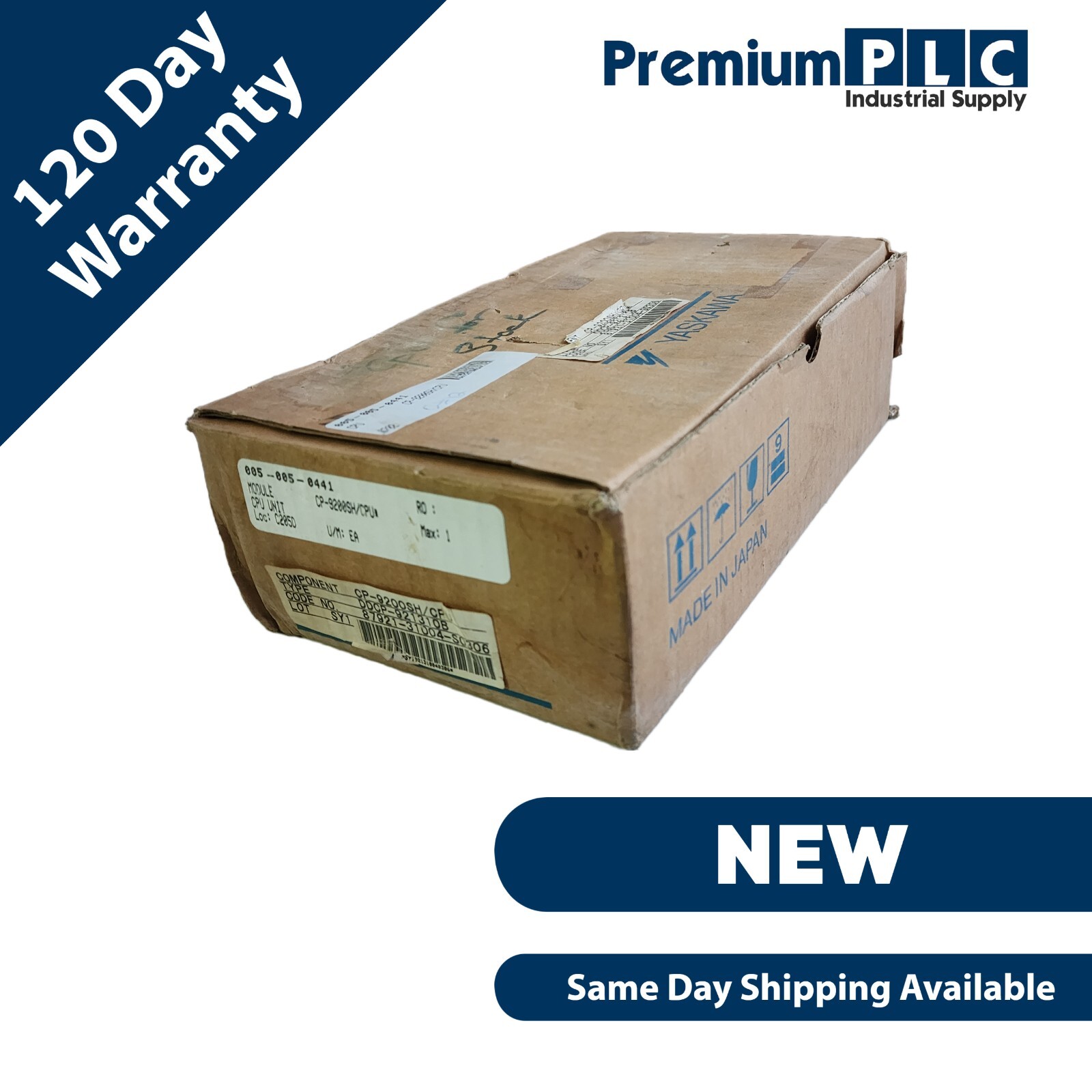 NEW YASKAWA ELECTRIC CP-9200SH/CPU SER. CPU SERVO CONTROLLER TYPE: DDCP-921310B
