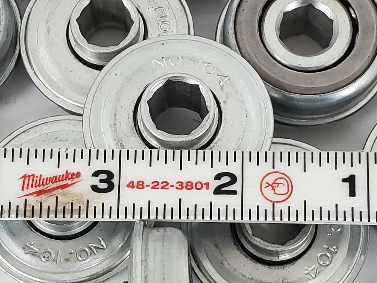Used LOT OF 18 GENERIC NO. 104 BALL BEARINGS