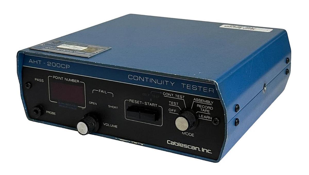 Used Cablescan Inc AHT-200CP / AHT200CP CONTINUITY TESTER 115V 48-62Hz