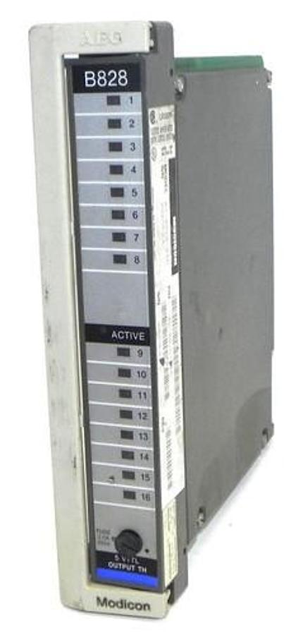 Used AEG MODICON AS-B828-016 5 VTTL OUTPUT TH MODULE ASB828016