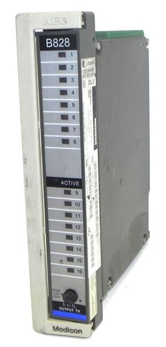 Used AEG MODICON AS-B828-016 5 VTTL OUTPUT TH MODULE ASB828016