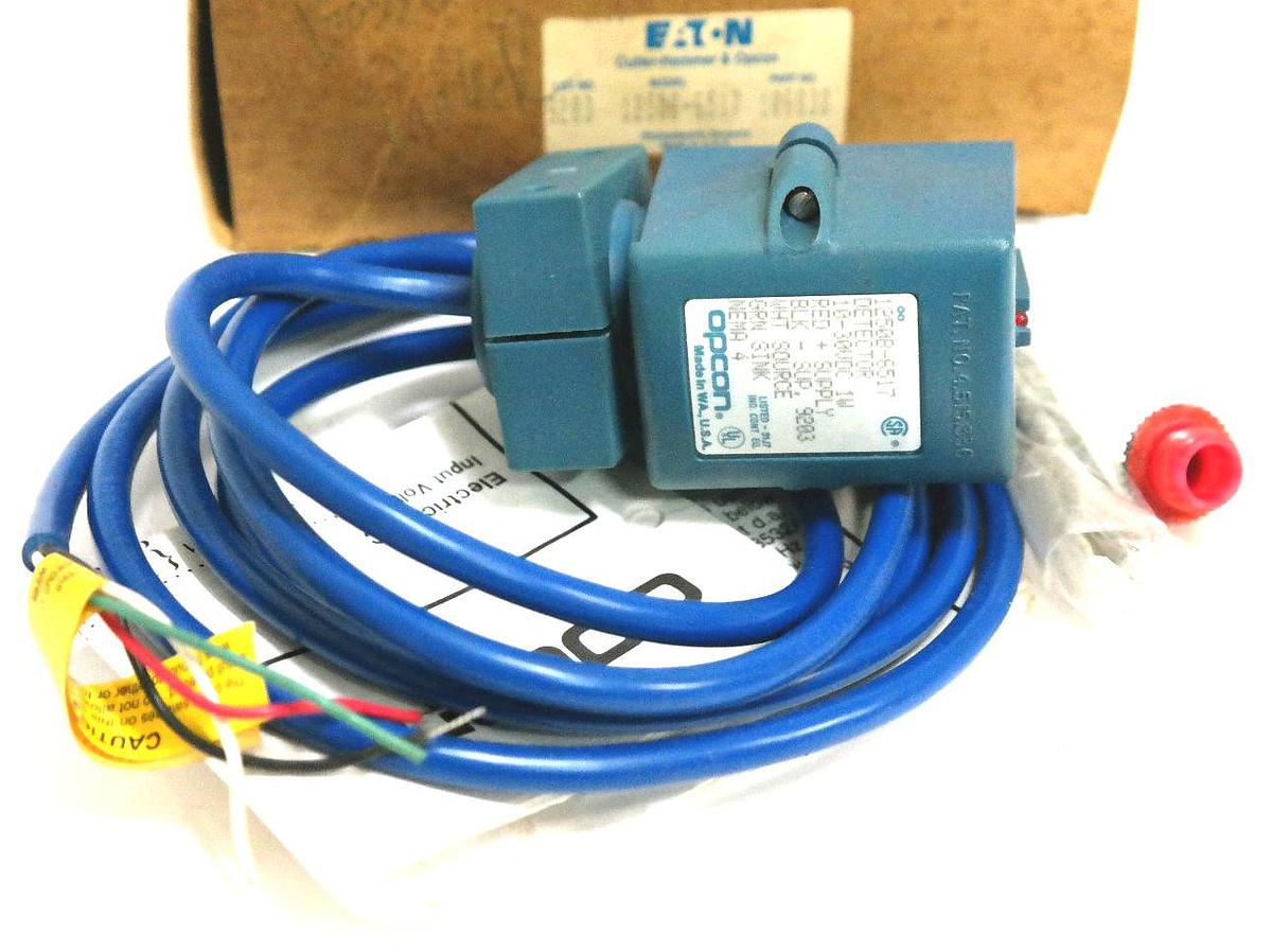 CUTLER HAMMER 1250B-6517 PHOTOELECTRIC 100FT THRU BEAM DETECTOR 6FT CABLE 30VDC
