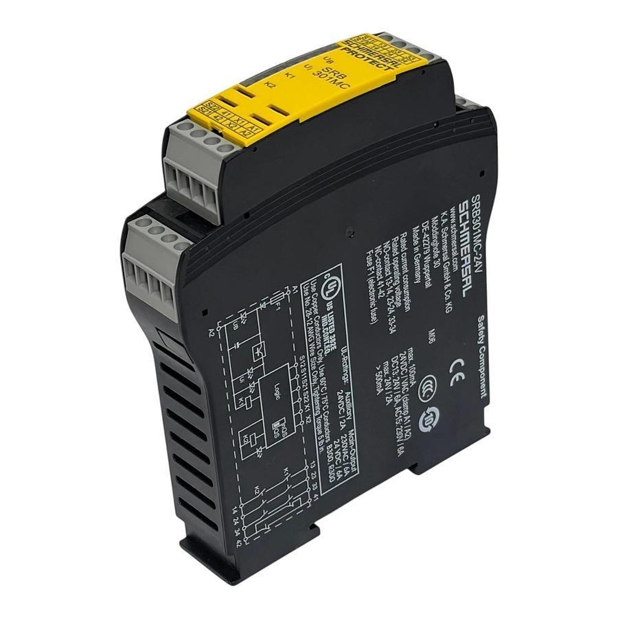 Schmersal SRB301MC-24V Safety Relay Module 24VDC 3 NO 1 NC New Surplus