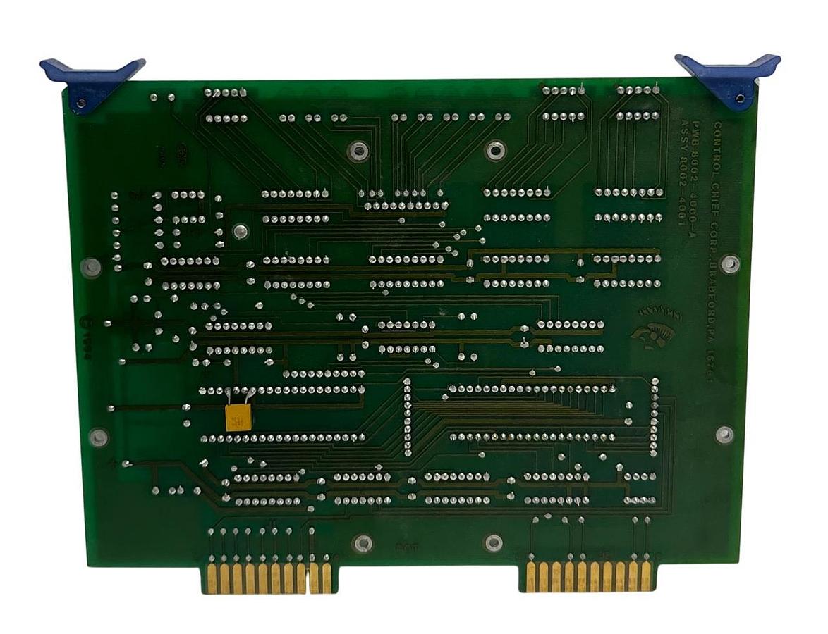 Used CONTROL CHIEF CORP 8002-4001 / 8002-4000-A MICROPROCESSOR CONTROL BOARD USNP