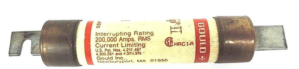 Used GOULD SHAWMUT A6D80R AMP TRAP CLASS RK1 FUSE 80AMPS, 600VAC