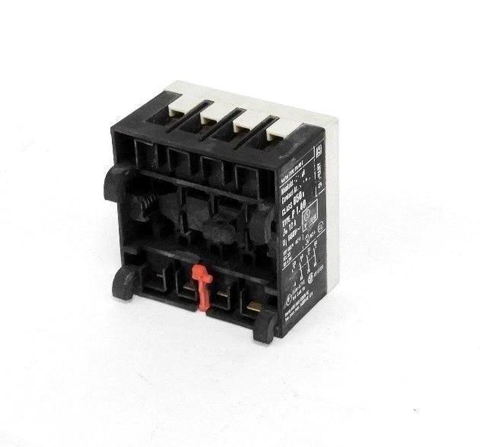 NEW SQUARE D 8501-P1.40 CONTACTOR ATTACHMENT 10AMP, 4NO, 8501P1.40