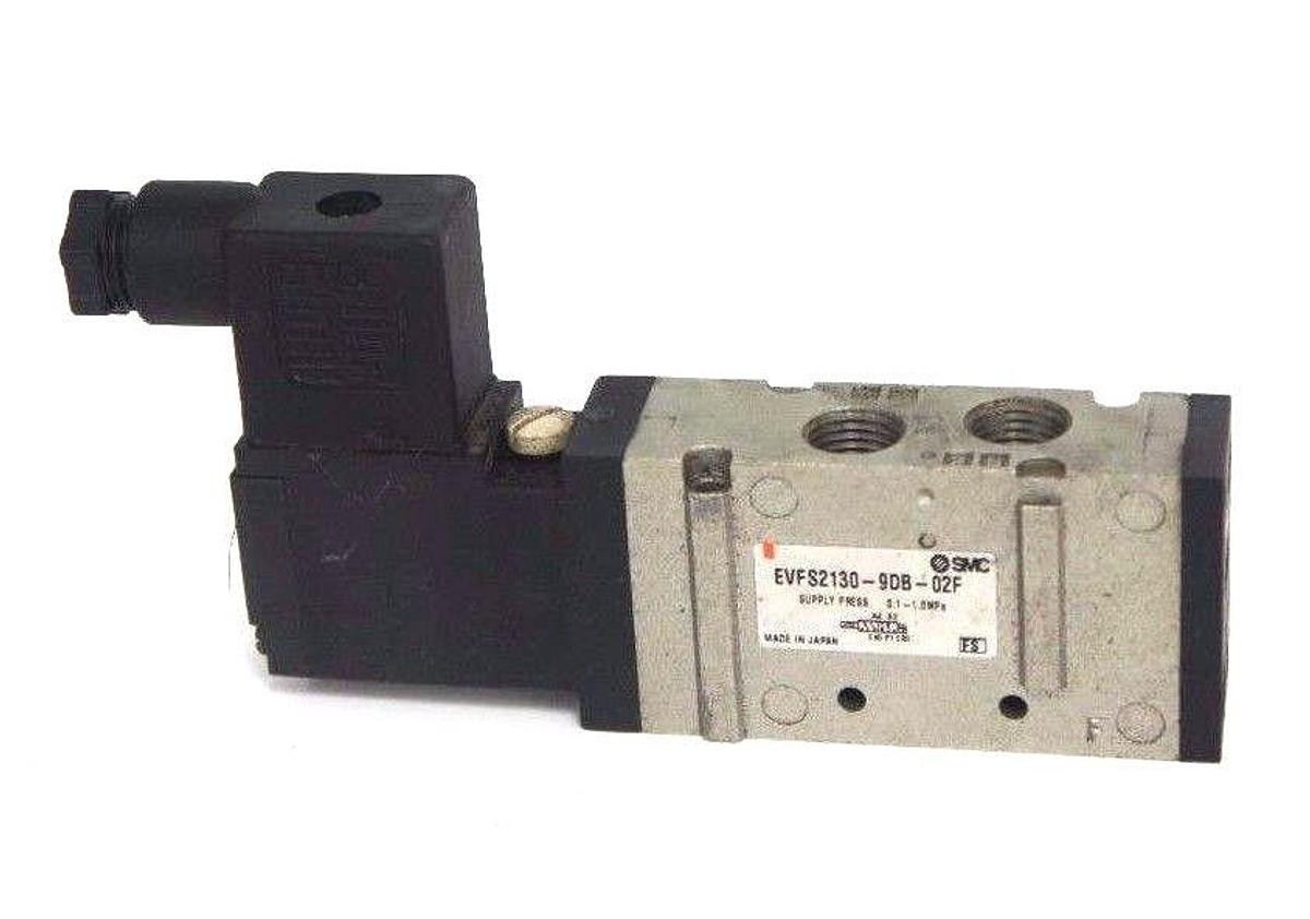 NEW SMC EVFS2130-9DB-02F SOLENOID VALVE 0.1~1.0 MPa, EVFS21309DB02F
