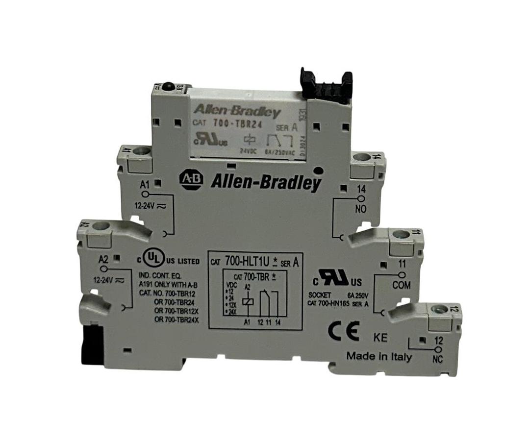 Used 5 ALLEN BRADLEY 700-HLT1U24 /A BULLETIN 700 INTERFACE MODULES 24VAC/DC NSMP