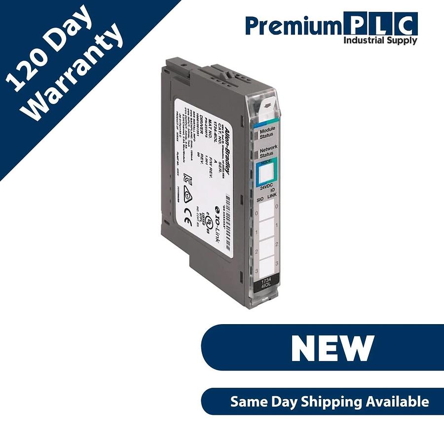 Used NEW ALLEN BRADLEY 1734-4IOL /A POINT I/O 4-CHANNEL IO-LINK MASTER MODULE 2022