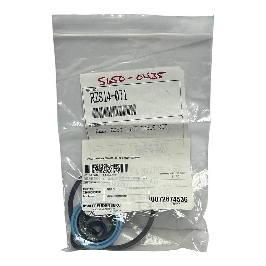 Zatkoff RZS14-071 Hydraulic Pneumatic Cylinder Seal Kit New Surplus