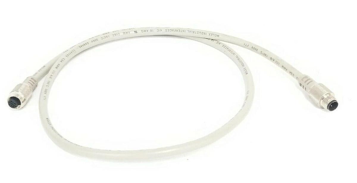 NEW MOLEX 35-84909-0001 INDUSTRIAL INTERFACE CABLE, 4/C 18 AWG, 35849090001