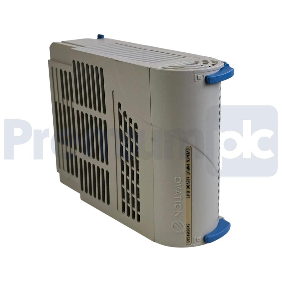 Used Emerson 5X00357G03 Ovation DCS Events Input 125VDC Differential Module NSNP