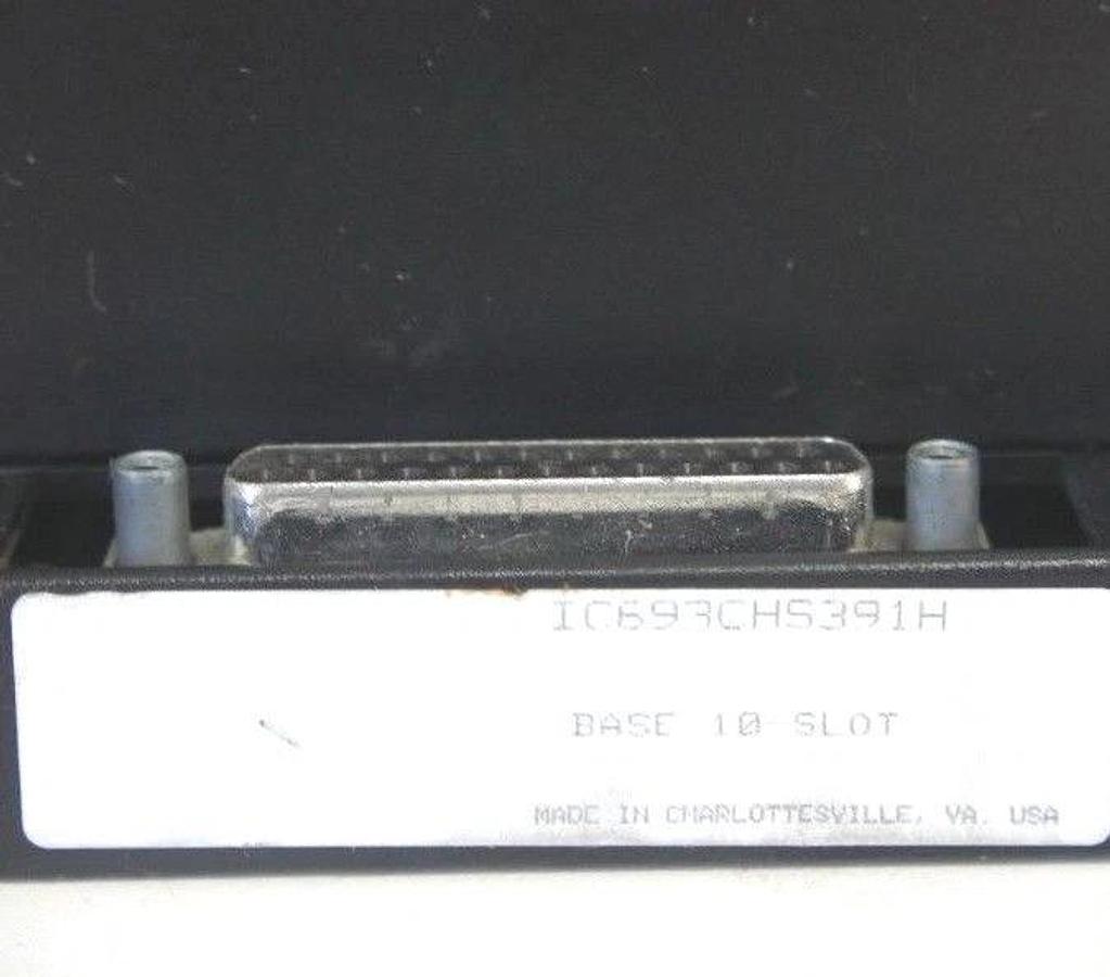 Used GE FANUC IC693CHS391H 10 SLOT RACK W/ IC693PWR321R IC693ACC310A IC693CMM311J