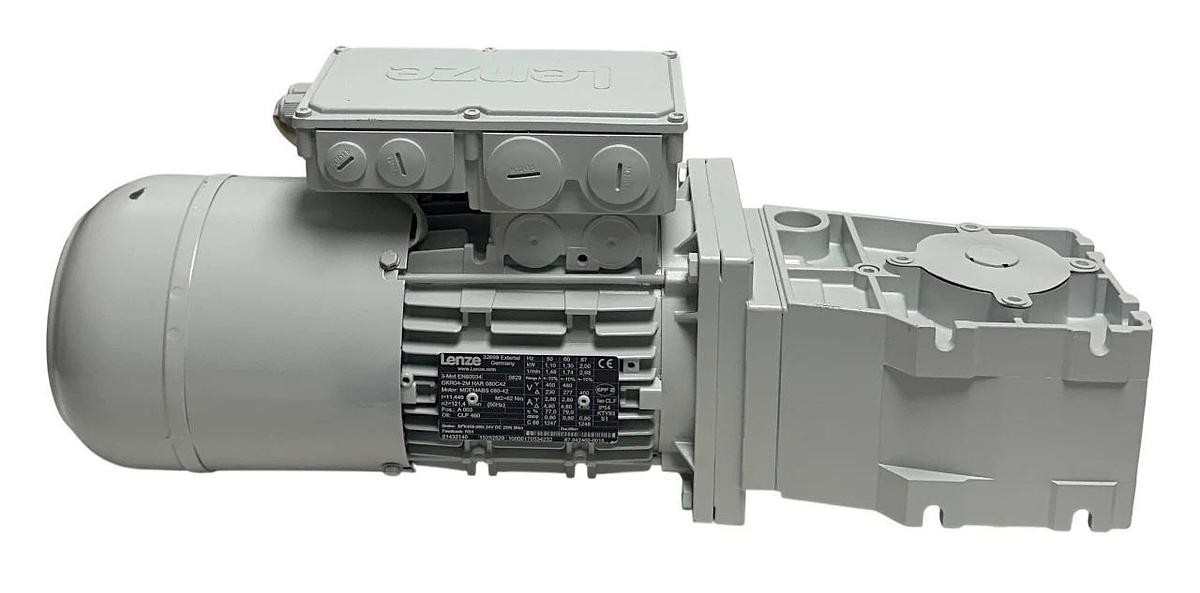 LENZE GKR04-2M HAR 080C42 / 15252529 / MDEMABS 080-42 GEAR MOTOR W/ BRAKE NSNP