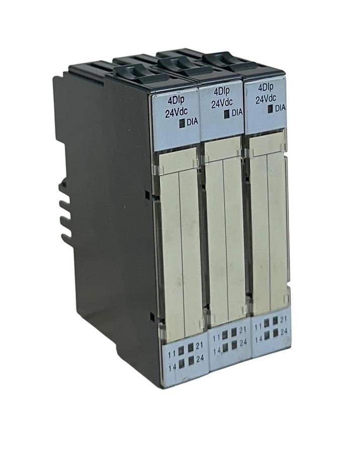 Used 3 TURCK BL20-4DI-24VDC-P / 6827012 DIGITAL INPUT MODULES 24VDC 4DIp USNP