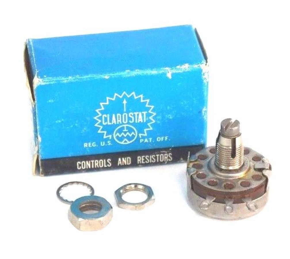 Used NIB CLAROSTAT JA1L040S202UC POTENTIOMETER 2.0K-OHM 10% TOLERANCE TYPE J