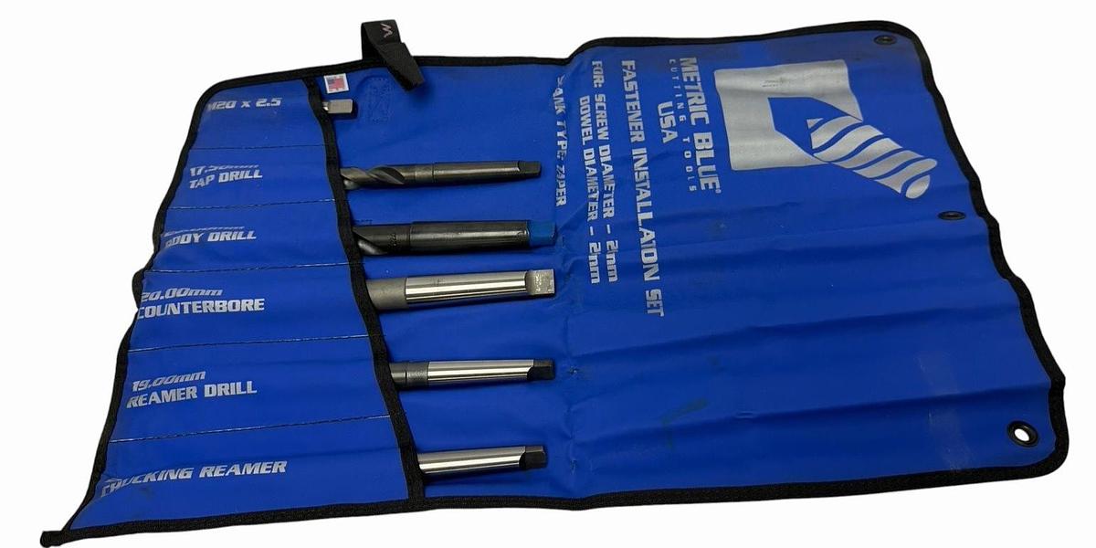 NEW METRIC BLUE FASTENER INSTALLATION SET 20MM SHANK TYPE: TAPER