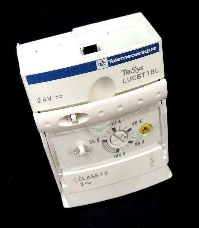 Used TELEMECANIQUE LUCBT1BL CONTROL UNIT 0.35-1.05AMP 24VDC 3PHASE