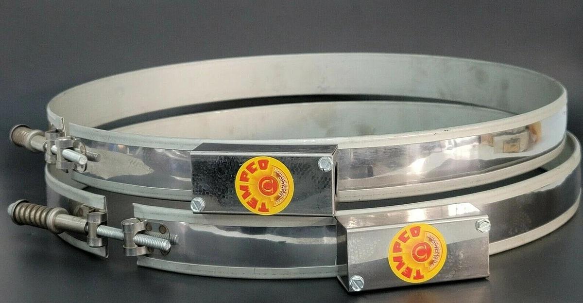 Used LOT OF 2 TEMPCO MBH33362 1600W 120V HEATER BANDS
