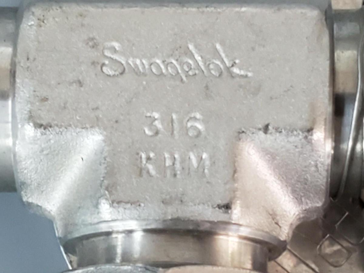 Used SWAGELOK SS-AVT8-S8-M2 STEAM TRAP 10-100 PSI SSAVT8S8M2, 0.68-6.8 BAR
