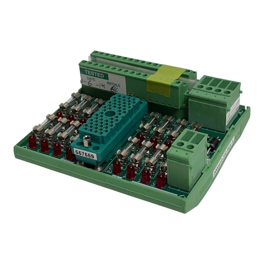 Phoenix Contact 3000510-380 REV A Triconex 9653 24V Input Panel