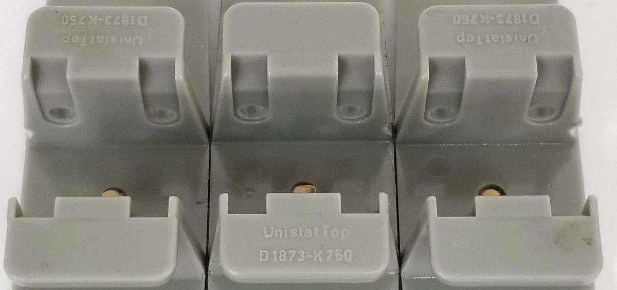 LOT OF 3 UNISIAT TOP D1873-K750 TABLE TOP LINKS GRAY